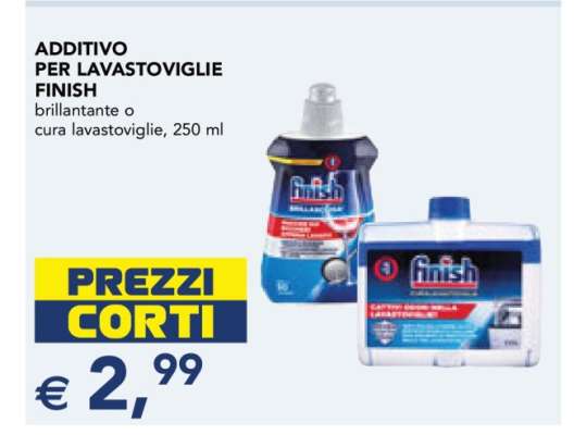 Additivo per lavastoviglie Finish