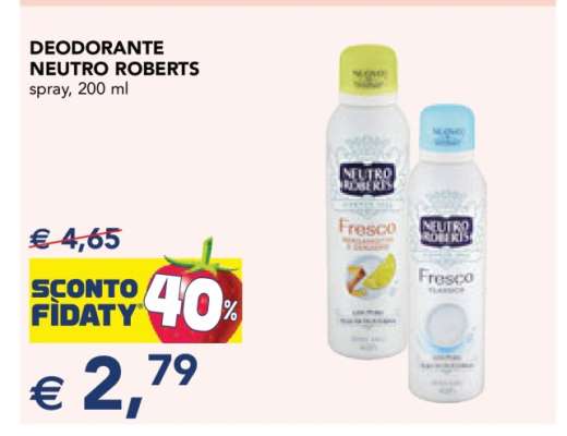 DEODORANTE NEUTRO ROBERTS