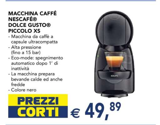 MACCHINA CAFFÈ NESCAFÉ® DOLCE GUSTO® PICCOLO XS