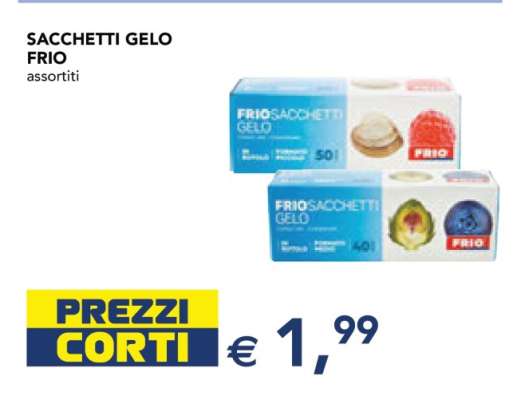 SACCHETTI GELO FRIO