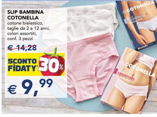 SLIP BAMBINA COTONELLA