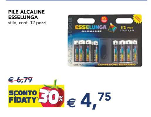 PILE ALCALINE ESSELUNGA