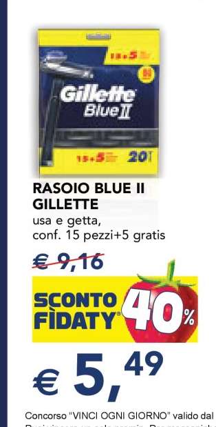 RASOIO BLUE II GILLETTE