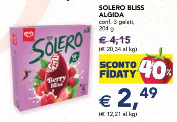 SOLERO BLISS ALGIDA