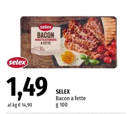 SELEX bacon a fette