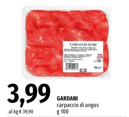 GARDANI carpaccio di angus