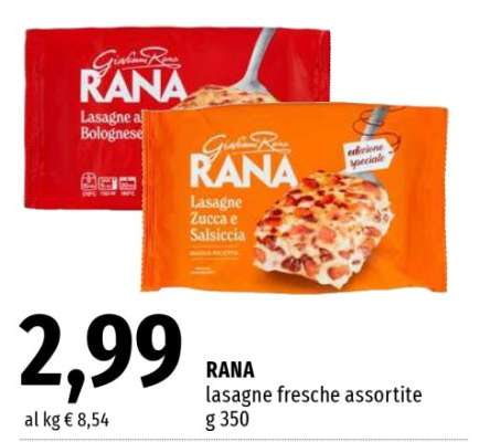 RANA lasagne fresche assortite