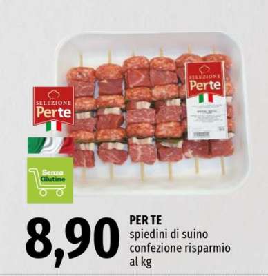 Selezione Per Te spiedini di suino