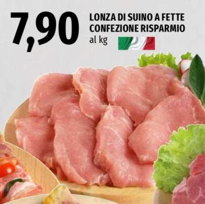 Lonza di Suino a Fette