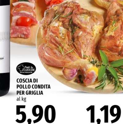 Coscia di Pollo Condita per Griglia