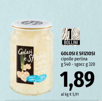 GOLOSI E SFIZIOSI cipolle perlina