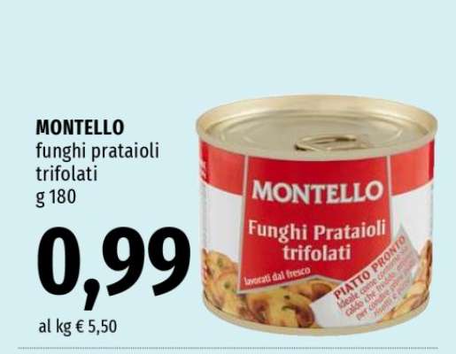 MONTELLO funghi prataioli trifolati