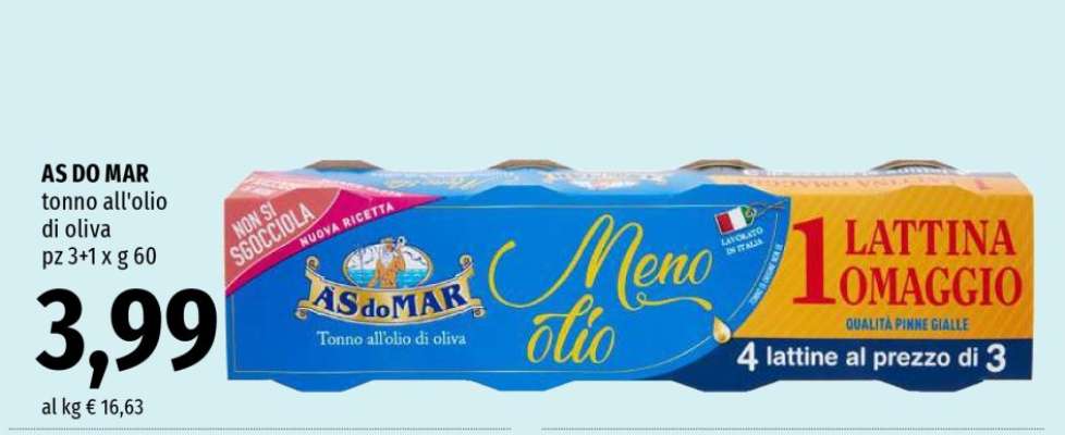 AS do MAR Tonno all'olio di oliva