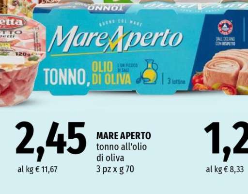 MARE APERTO tonno all'olio di oliva
