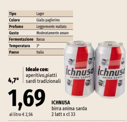 ICHNUSA birra anima sarda