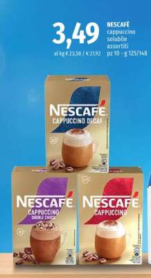 NESCAFÉ cappuccino solubile assortiti