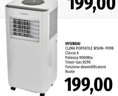 HYUNDAI CLIMA PORTATILE WSHN- P09B