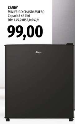 CANDY MINIFRIGO CHASD4351EBC