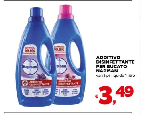 ADDITIVO DISINFETTANTE PER BUCATO NAPISAN