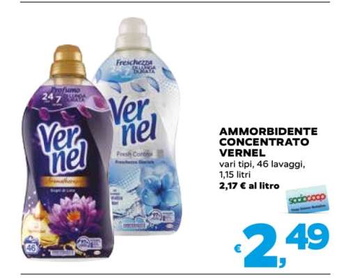 Ammorbidente Concentrato Vernel