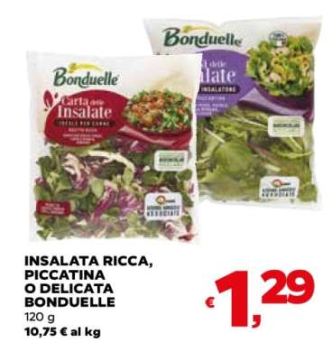Insalata Ricca, Piccatina o Delicata Bonduelle