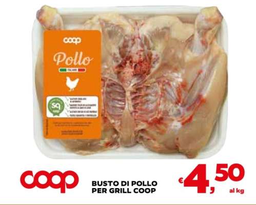 BUSTO DI POLLO PER GRILL COOP