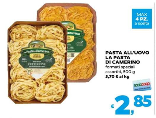 Pasta all'uovo La Pasta di Camerino