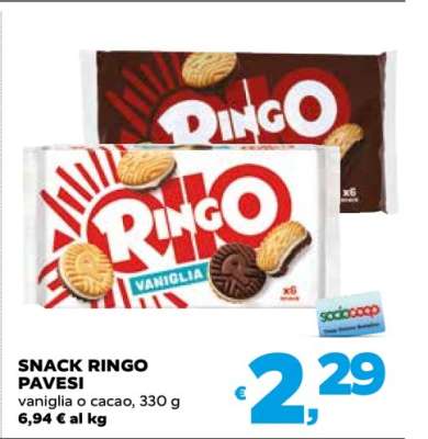 SNACK RINGO PAVESI