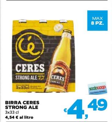 BIRRA CERES STRONG ALE