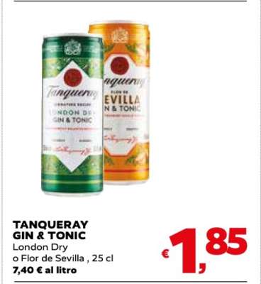 Tanqueray Gin & Tonic