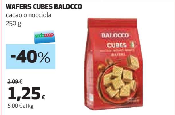WAFERS CUBES BALOCCO