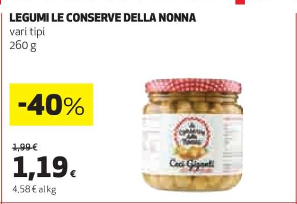 LEGUMI LE CONSERVE DELLA NONNA