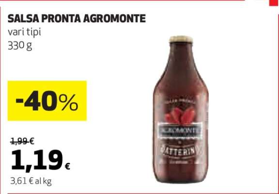Salsa Pronta Agromonte