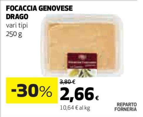 FOCACCIA GENOVESE DRAGO