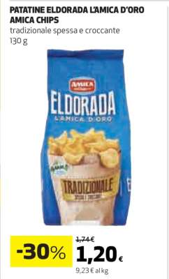 PATATINE ELDORADA L'AMICA D'ORO AMICA CHIPS