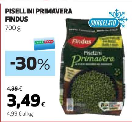 Pisellini Primavera Findus