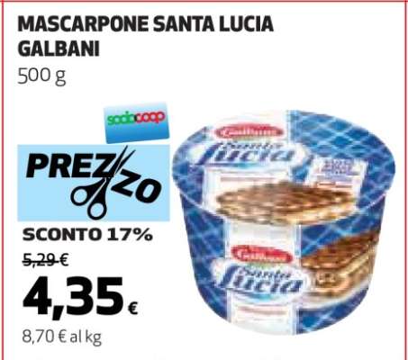 Mascarpone Santa Lucia Galbani
