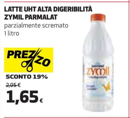 LATTE UHT ALTA DIGERIBILITÀ ZYMIL PARMALAT