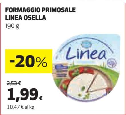 FORMAGGIO PRIMOSALE LINEA OSELLA