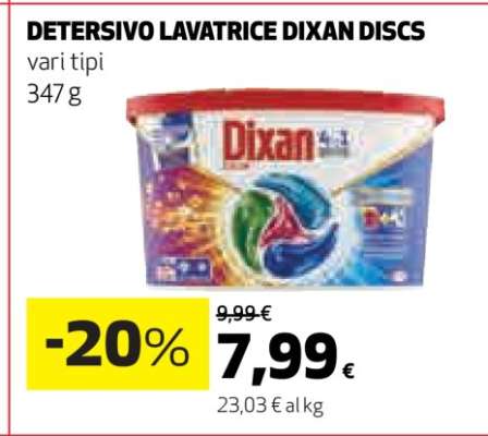 DETERSIVO LAVATRICE DIXAN DISCS