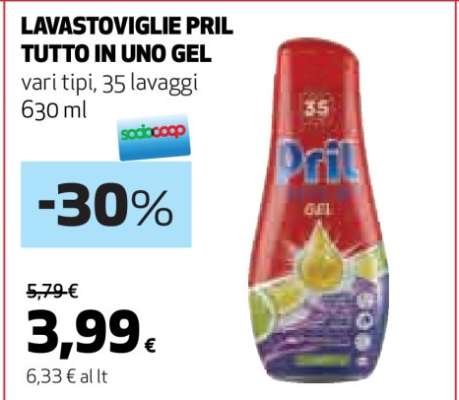 LAVASTOVIGLIE PRIL TUTTO IN UNO GEL