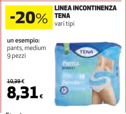 LINEA INCONTINENZA TENA
