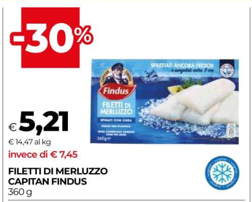 FILETTI DI MERLUZZO CAPITAN FINDUS