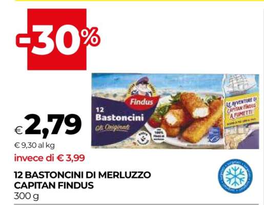 12 Bastoncini di Merluzzo Capitan Findus