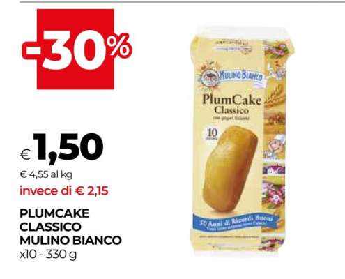 Plumcake Classico Mulino Bianco