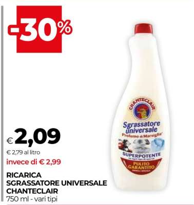 RICARICA SGRASSATORE UNIVERSALE CHANTECLAIR