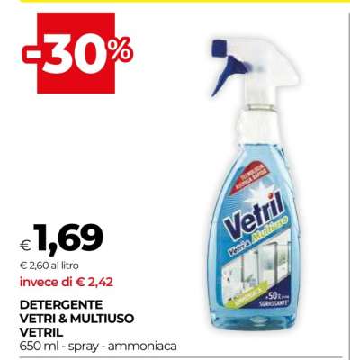 DETERGENTE VETRI & MULTIUSO VETRIL