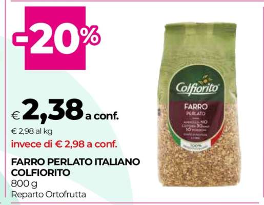 FARRO PERLATO ITALIANO COLFIORITO