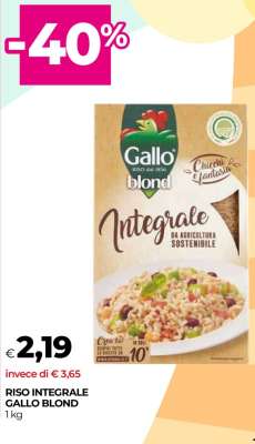 RISO INTEGRALE GALLO BLOND