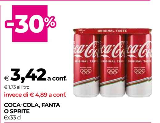 COCA COLA, FANTA O SPRITE
